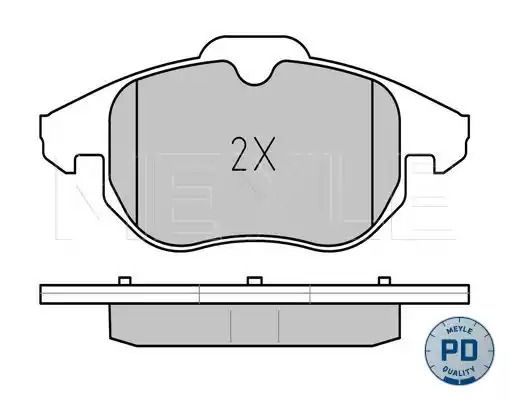 Комплект тормозных колодок MEYLE 025 234 0220/PD (23402, MBP0335PD)