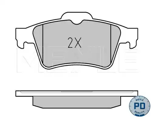 Комплект тормозных колодок MEYLE 025 234 8216/PD (23482, MBP0357PD)