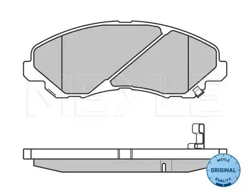 Комплект тормозных колодок MEYLE 025 235 8416/W (23584, MBP0390)