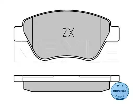 Комплект тормозных колодок MEYLE 025 237 0617/W (23705, 23706, MBP0423)