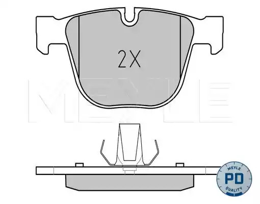 Комплект тормозных колодок MEYLE 025 237 3017/PD (23731, 23730, MBP0433PD)