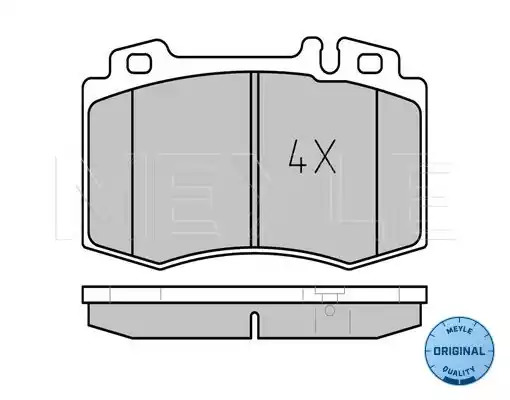 Комплект тормозных колодок MEYLE 025 237 4517 (23745, MBP0438)