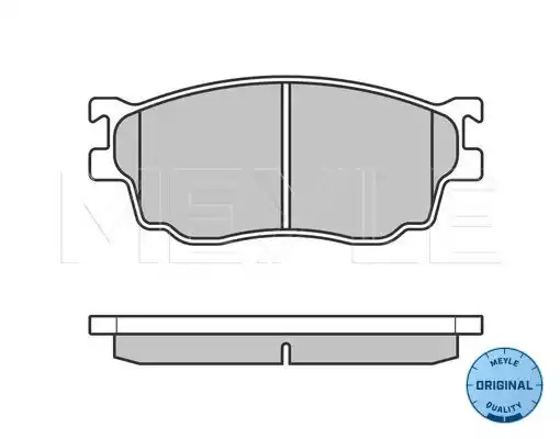 Комплект тормозных колодок MEYLE 025 237 7716/W (23777, MBP0448)