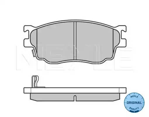 Комплект тормозных колодок MEYLE 025 237 7716/W (23777, MBP0448)