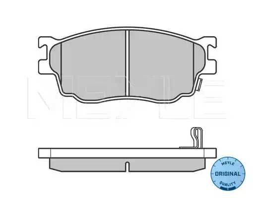 Комплект тормозных колодок MEYLE 025 237 7716/W (23777, MBP0448)