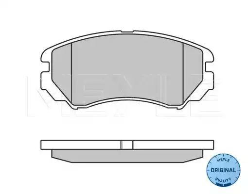 Комплект тормозных колодок MEYLE 025 238 9116/W (23893, 23892, 23891, MBP0466)