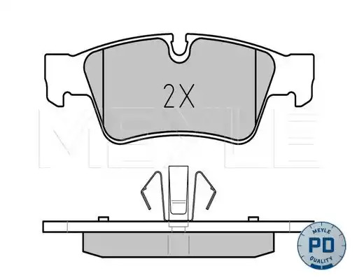 Комплект тормозных колодок MEYLE 025 239 2318/PD (23923, MBP0476PD)
