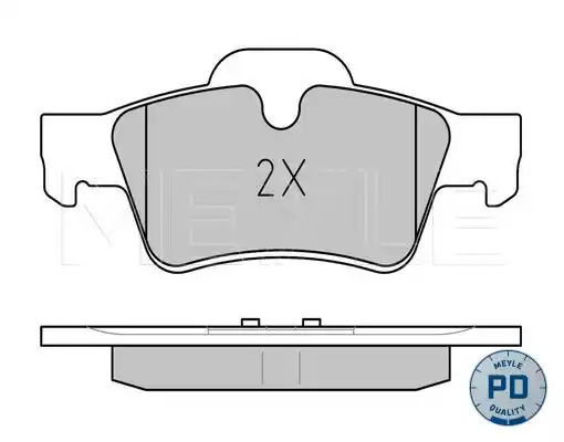 Комплект тормозных колодок MEYLE 025 239 2318/PD (23923, MBP0476PD)