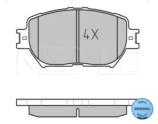 Комплект тормозных колодок MEYLE 025 239 2817 (23928, D908-7787, 7787 D908, MBP0478)