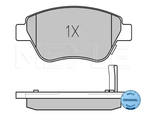 Комплект тормозных колодок MEYLE 025 239 8217/W (23982, MBP0493)