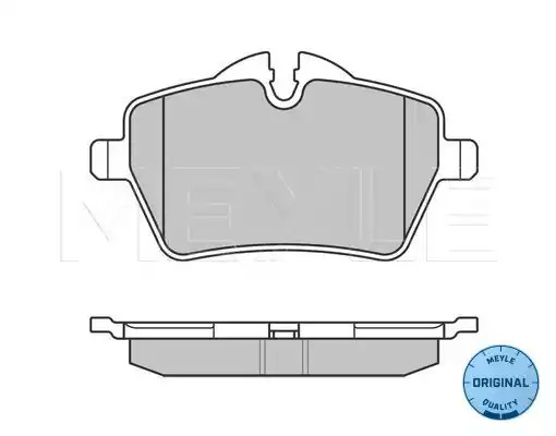 Комплект тормозных колодок MEYLE 025 239 8418 (23985, 23984, MBP0495)