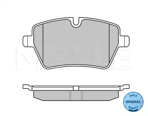 Комплект тормозных колодок MEYLE 025 239 8418 (23985, 23984, MBP0495)