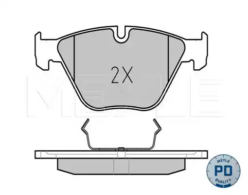 Комплект тормозных колодок MEYLE 025 241 6120/PD (23347, 24161, MBP0536PD)