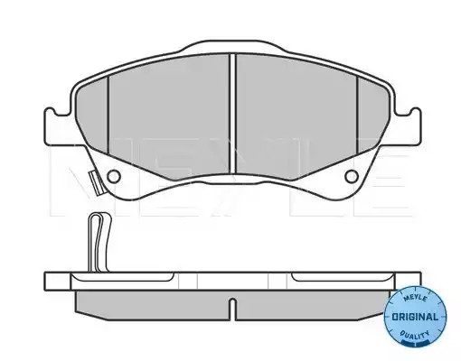 Комплект тормозных колодок MEYLE 025 242 0419/W (24691, 24690, 24204, MBP0540)