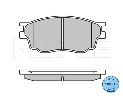 Комплект тормозных колодок MEYLE 025 242 4616/W (24246, MBP0547)