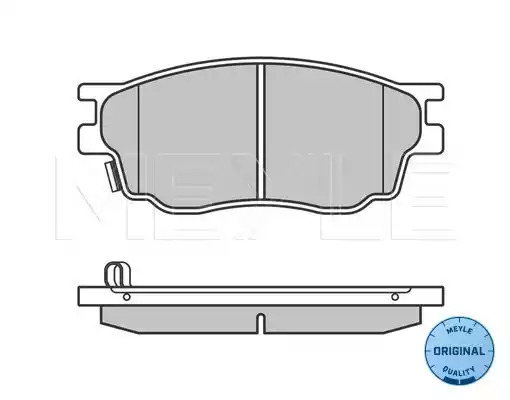 Комплект тормозных колодок MEYLE 025 242 4616/W (24246, MBP0547)