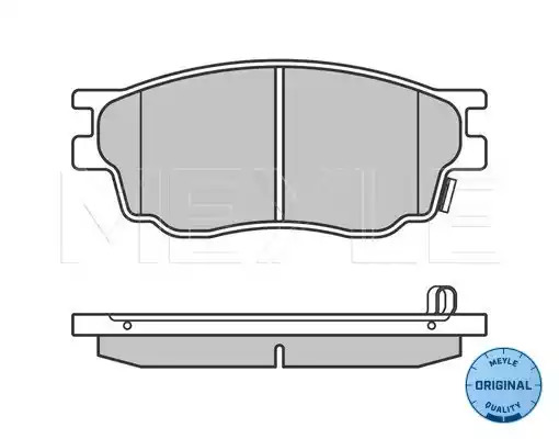 Комплект тормозных колодок MEYLE 025 242 4616/W (24246, MBP0547)