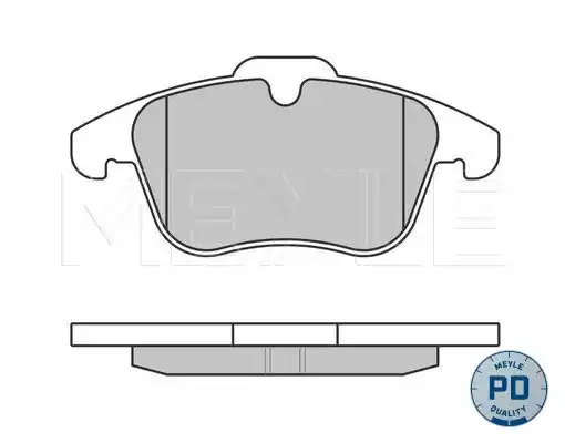 Комплект тормозных колодок MEYLE 025 243 3218/PD (24084, 24332, MBP0572PD)