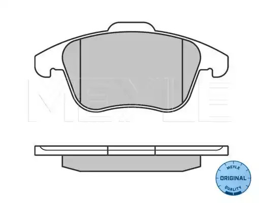 Комплект тормозных колодок MEYLE 025 243 3219/W (24334, 24333, 24332, MBP0573)