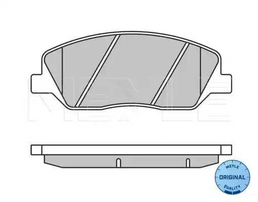 Комплект тормозных колодок MEYLE 025 243 5117/W (24353, 23352, 24351, MBP0582)