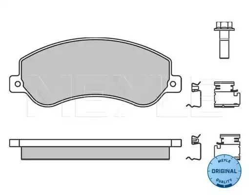 Комплект тормозных колодок MEYLE 025 244 8419/W (24484, MBP0604)