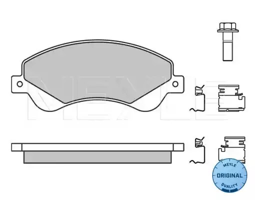 Комплект тормозных колодок MEYLE 025 244 8518/W (24485, MBP0605)