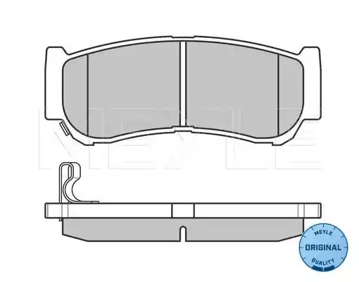 Комплект тормозных колодок MEYLE 025 244 8816/W (24490, 24489, 24488, MBP0607)