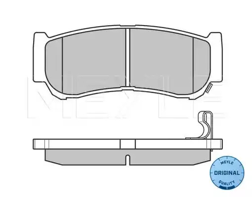 Комплект тормозных колодок MEYLE 025 244 8816/W (24490, 24489, 24488, MBP0607)