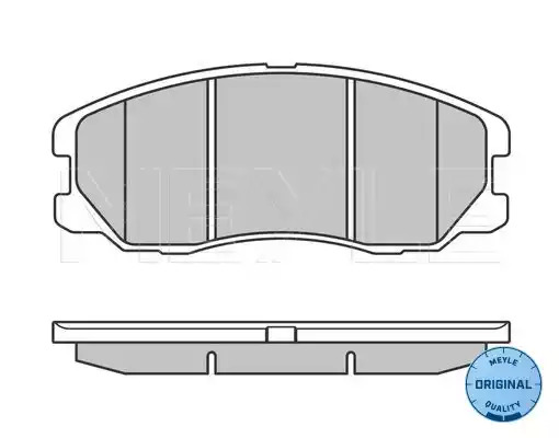 Комплект тормозных колодок MEYLE 025 245 1016/W (24510, MBP0612)