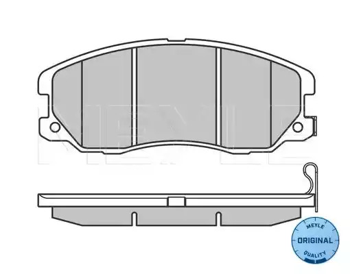 Комплект тормозных колодок MEYLE 025 245 1016/W (24510, MBP0612)