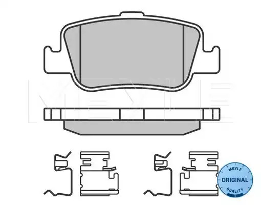 Комплект тормозных колодок MEYLE 025 246 6415/W (24666, 24665, 24664, MBP0649)