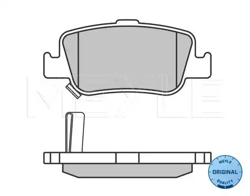 Комплект тормозных колодок MEYLE 025 246 6415/W (24666, 24665, 24664, MBP0649)