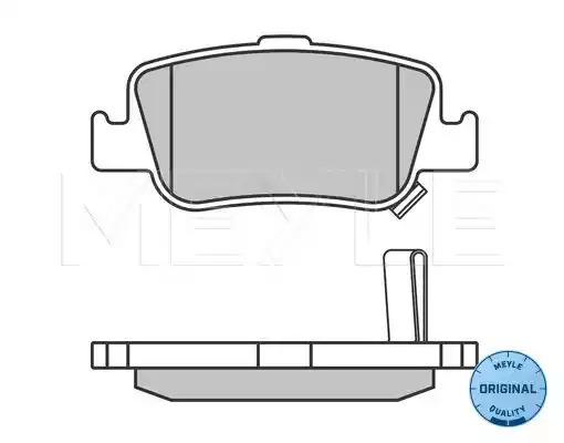 Комплект тормозных колодок MEYLE 025 246 6415/W (24666, 24665, 24664, MBP0649)