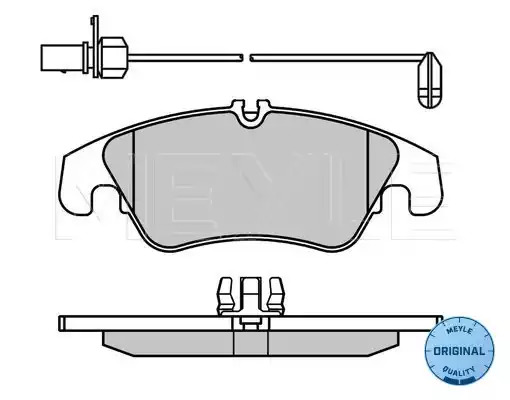 Комплект тормозных колодок MEYLE 025 247 4319/W (24743, MBP0662)