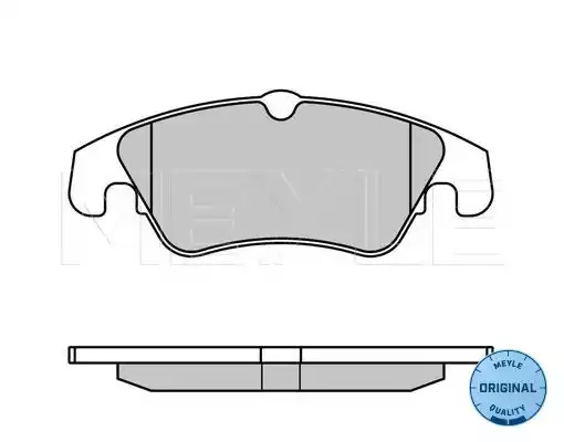 Комплект тормозных колодок MEYLE 025 247 4319/W (24743, MBP0662)