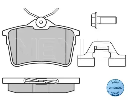 Комплект тормозных колодок MEYLE 025 247 6516/W (24765, MBP0664)