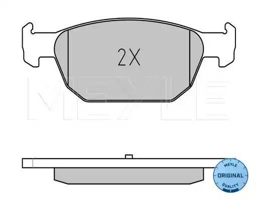 Комплект тормозных колодок MEYLE 025 247 9617/W (24798, 24797, 24796, MBP0666)