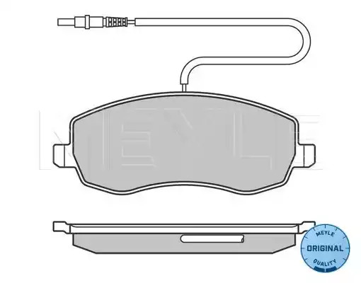 Комплект тормозных колодок MEYLE 025 248 3919/W (24840, 24839, MBP0668)