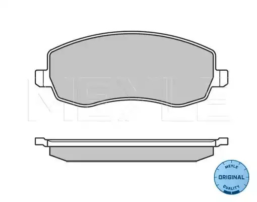 Комплект тормозных колодок MEYLE 025 248 3919/W (24840, 24839, MBP0668)