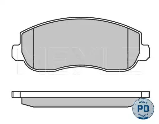 Комплект тормозных колодок MEYLE 025 251 4718/PD (25148, 25147, MBP0839PD)