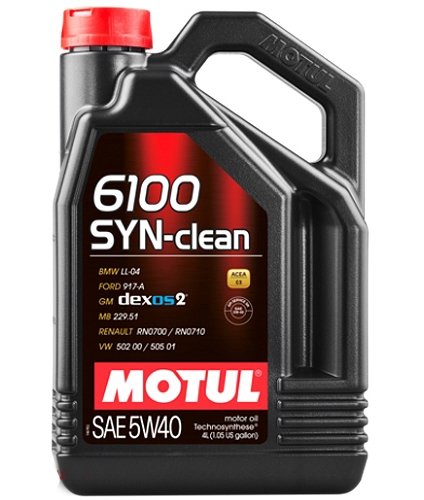 MOTUL 6100 Syn-clean SAE 5W-40 4 л