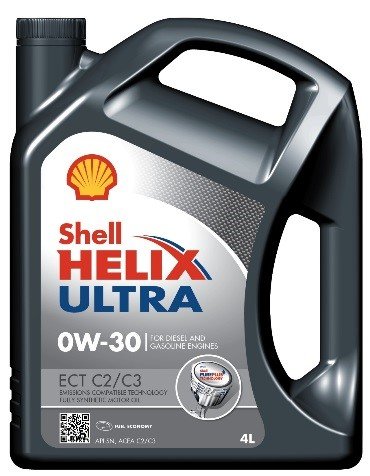 Shell Helix Ultra ECT C2/C3 0w-30 4 л