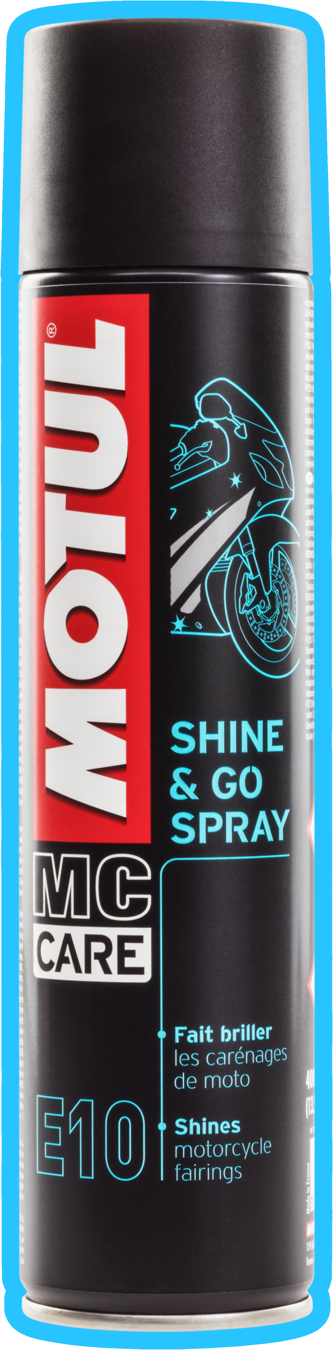 MOTUL E10 Shine & Go spray  400 мл