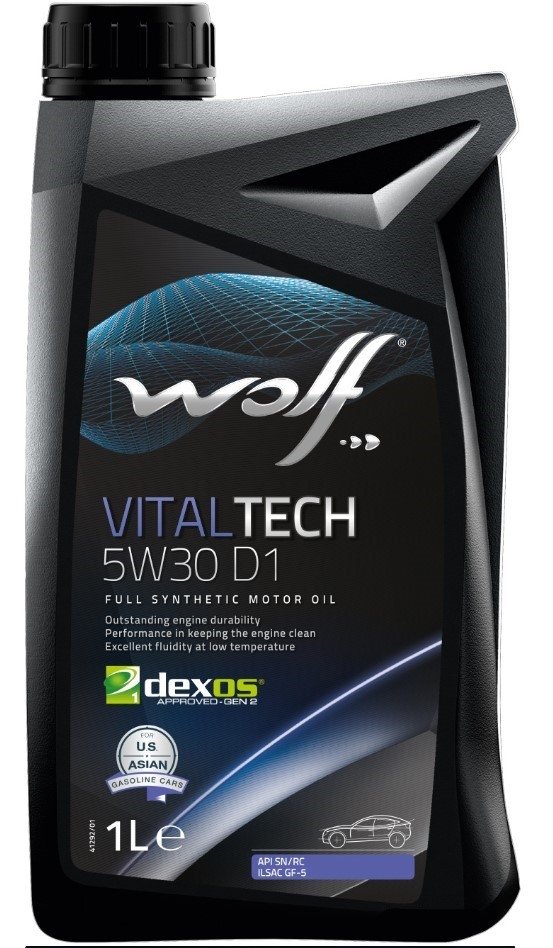 Wolf VITALTECH 5W-30 D1 1 л