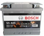 Аккумулятор для авто Bosch S5 AGM 0 092 S5A 050
