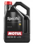 Моторное масло MOTUL Specific 2290 SAE 5w-30 5л